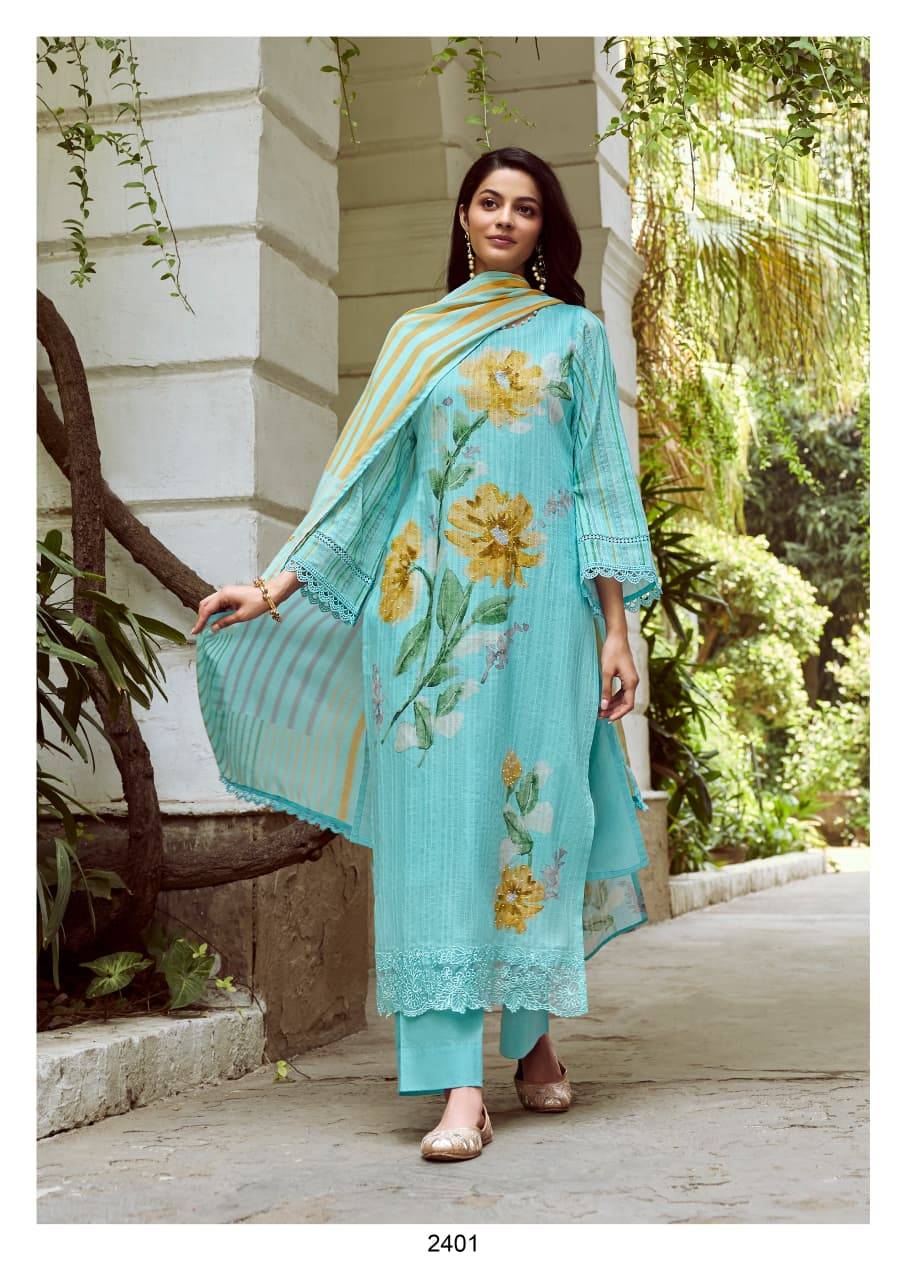 Gulabi vol-89 By Kimora suit 2399 To 2402 Series Stylish Beautiful Colourful PURE COTTON Dresses At Wholesale Price